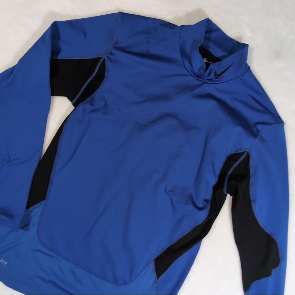 Nike‎ Pro Combat HyoerWarm Compression Shirt Mens XL Dri-FIT Mock Neck 380458